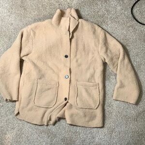 Cozy Beige Button-Up Jacket